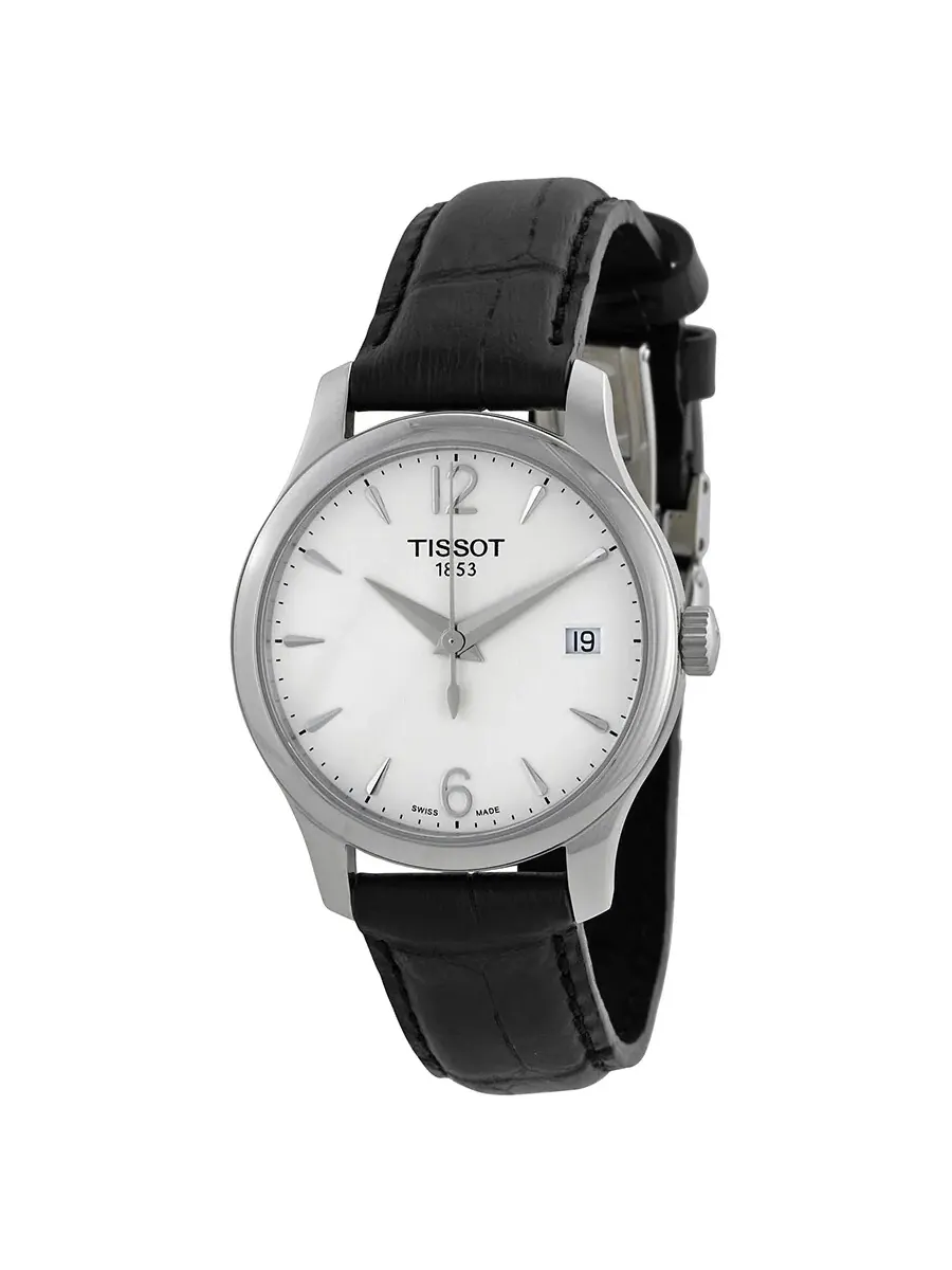 Женские часы Tissot T-Classic Tradition с серебристым циферблатом T0632101603700