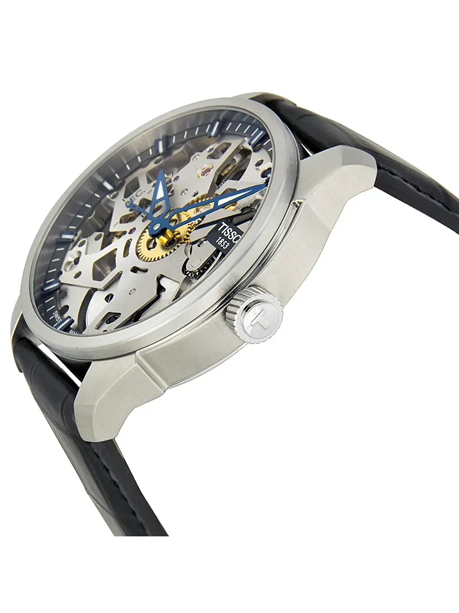 Мужские часы Tissot T-Complication Squelette T0704051641100 — изображение 2 из 4, оттенок серебряный