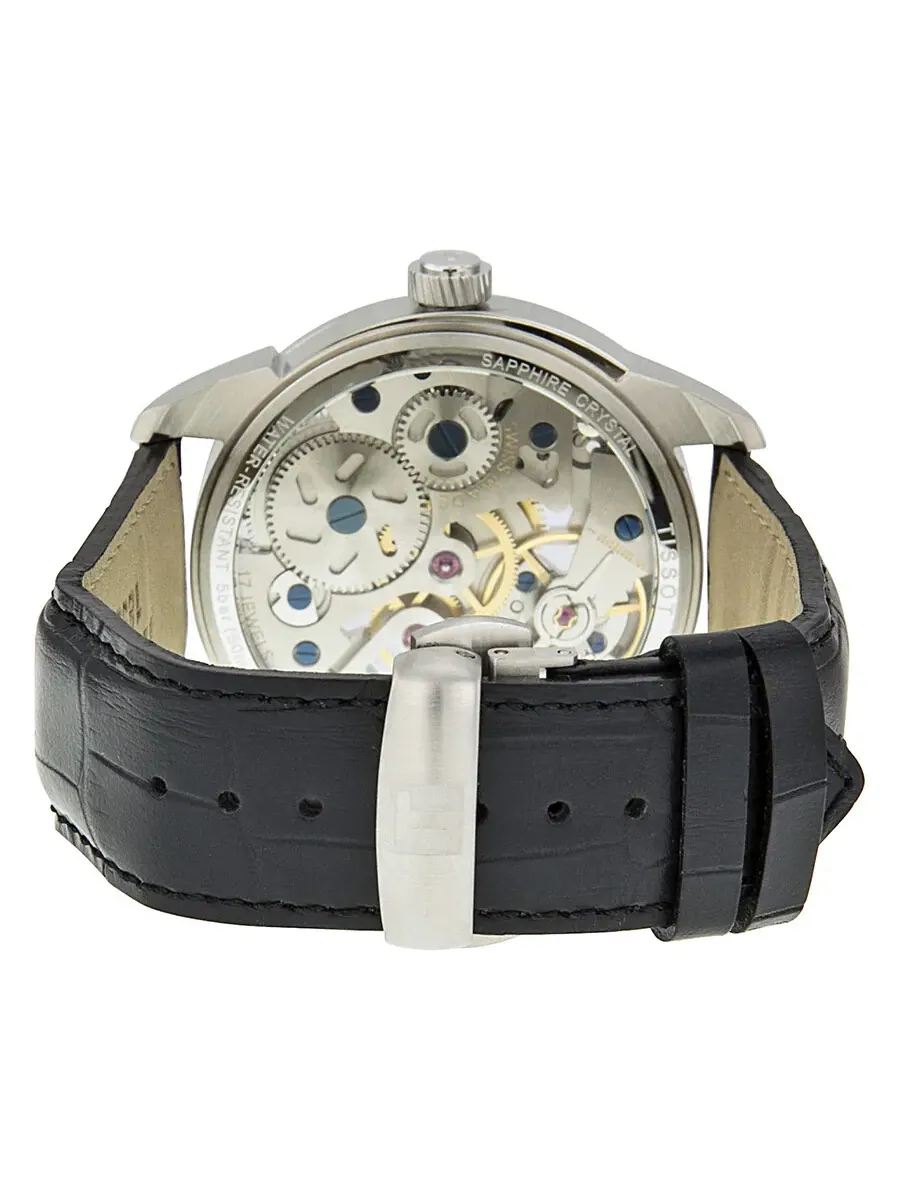 Мужские часы Tissot T-Complication Squelette T0704051641100 — изображение 3 из 4, оттенок серебряный