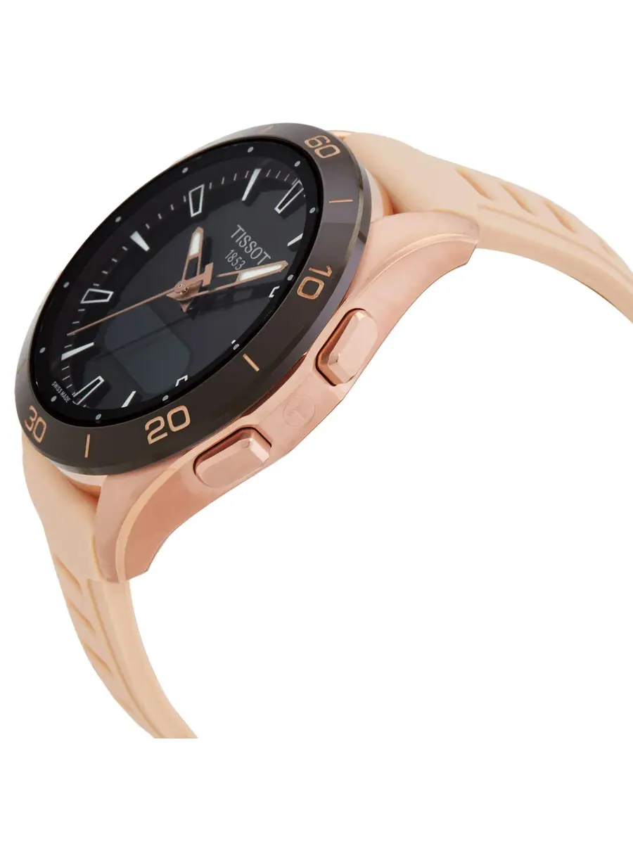 Мужские часы Tissot T-Touch Connect Quartz с черным циферблатом T1534204705105 — изображение 2 из 3, оттенок черный
