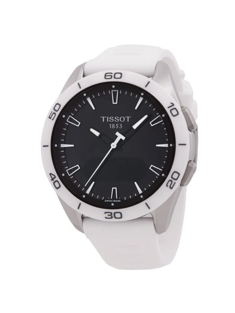 Мужские кварцевые часы Tissot T-Touch Connect Sport с черным циферблатом, модель T1534204705103
