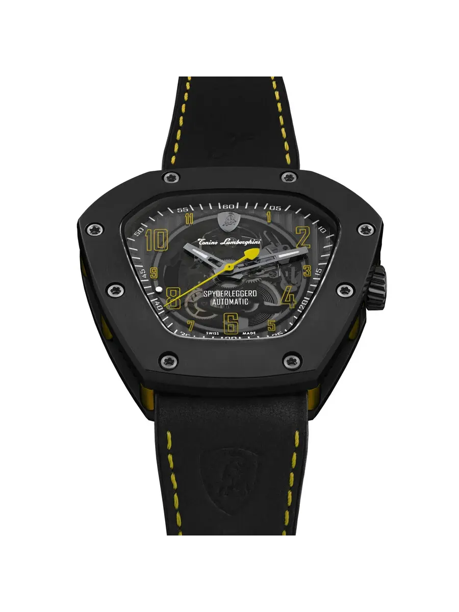Tonino Lamborghini Spyder Автоматические мужские часы TLF-T06-3 — изображение 4 из 4, оттенок черный
