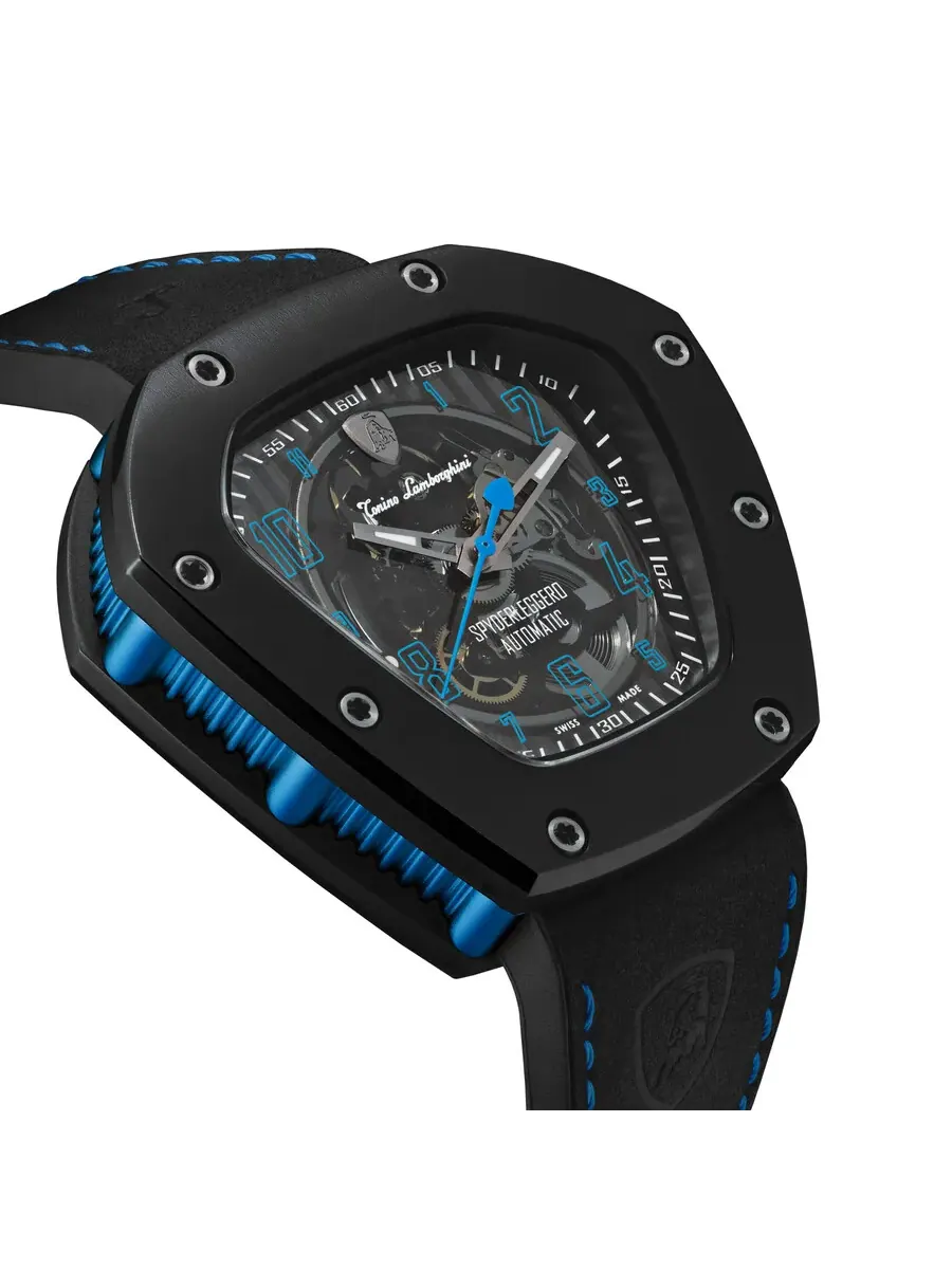 Мужские часы Tonino Lamborghini Spyder Automatic TLF-T06-4 — изображение 3 из 4, оттенок черный