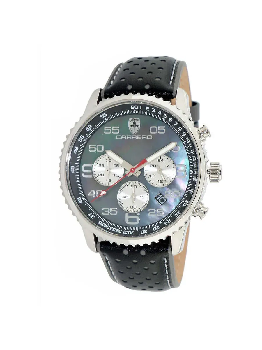 Мужские часы Torino Carrero Aureum Chronograph Tachymeter с черным циферблатом C1S7023-BK