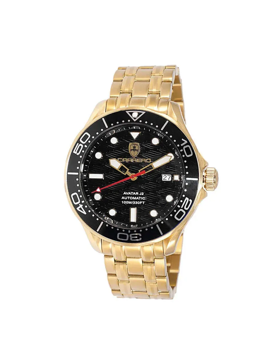 Мужские часы Torino Carrero Avatar Automatic с черным циферблатом C1G6161BKJ — черный