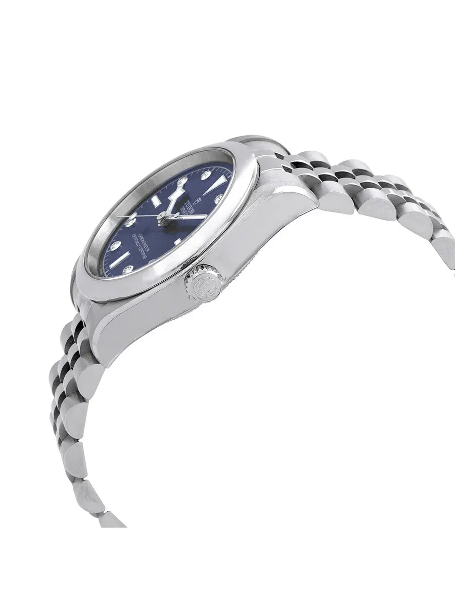 Женские часы Tudor Black Bay 31 с автоматическим хронографом, синим циферблатом и бриллиантами M79600-0005