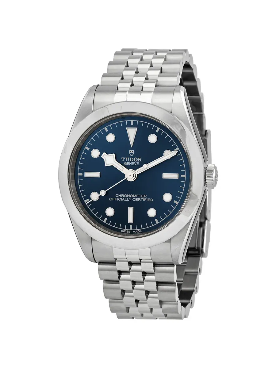 Часы Tudor Black Bay 39 Automatic Chronometer с синим циферблатом унисекс M79660-0002 — серебристый