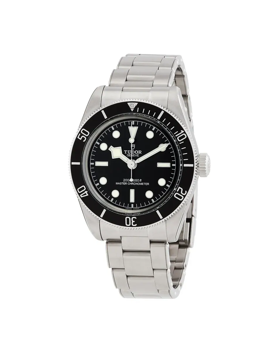 Мужские часы Tudor Black Bay 41мм с автоматическим механизмом и черным циферблатом M7941A1A0NU-0001 — черный