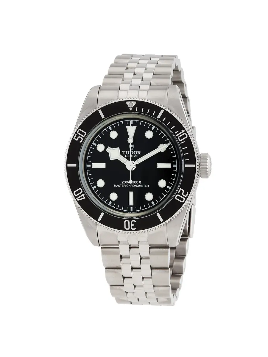 Мужские часы Tudor Black Bay 41мм с автоматическим механизмом и черным циферблатом M7941A1A0NU-0003 — черный