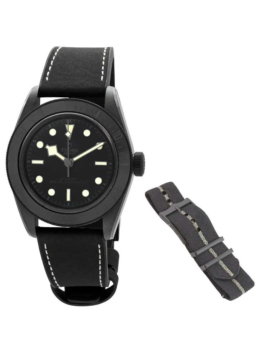 Мужские часы Tudor Black Bay Ceramic Automatic с черным циферблатом M79210CNU-0001