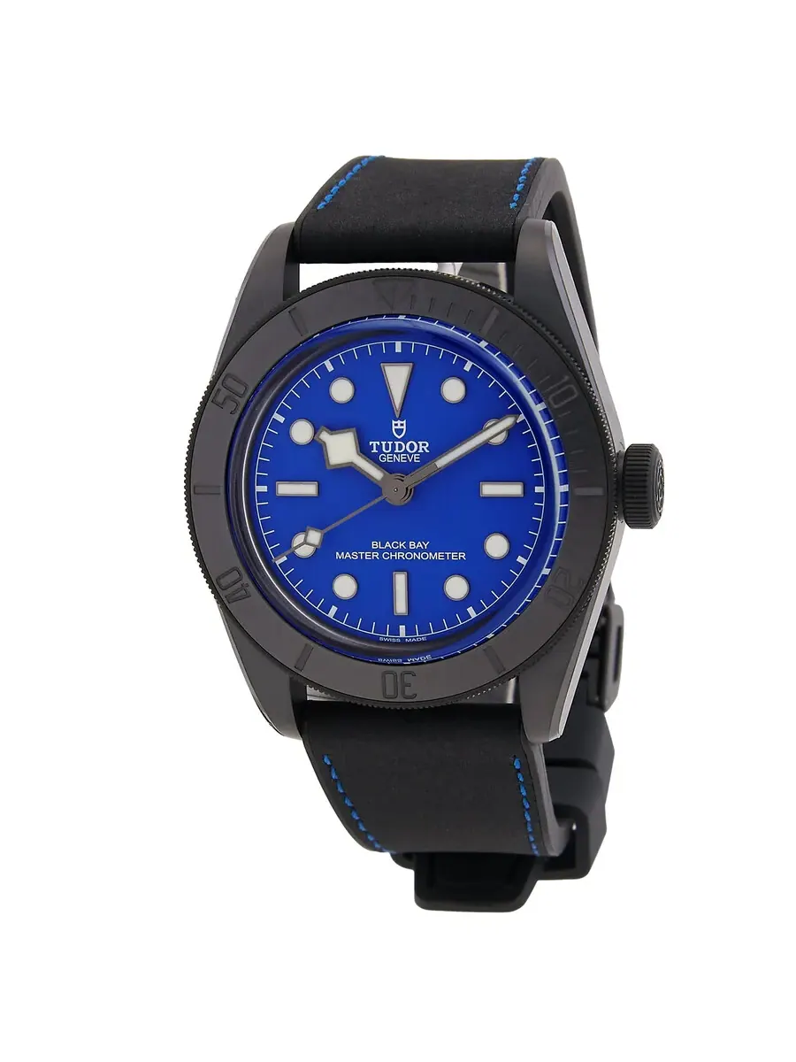 Мужские часы Tudor Black Bay Ceramic Automatic с синим циферблатом 79210CNU-0007