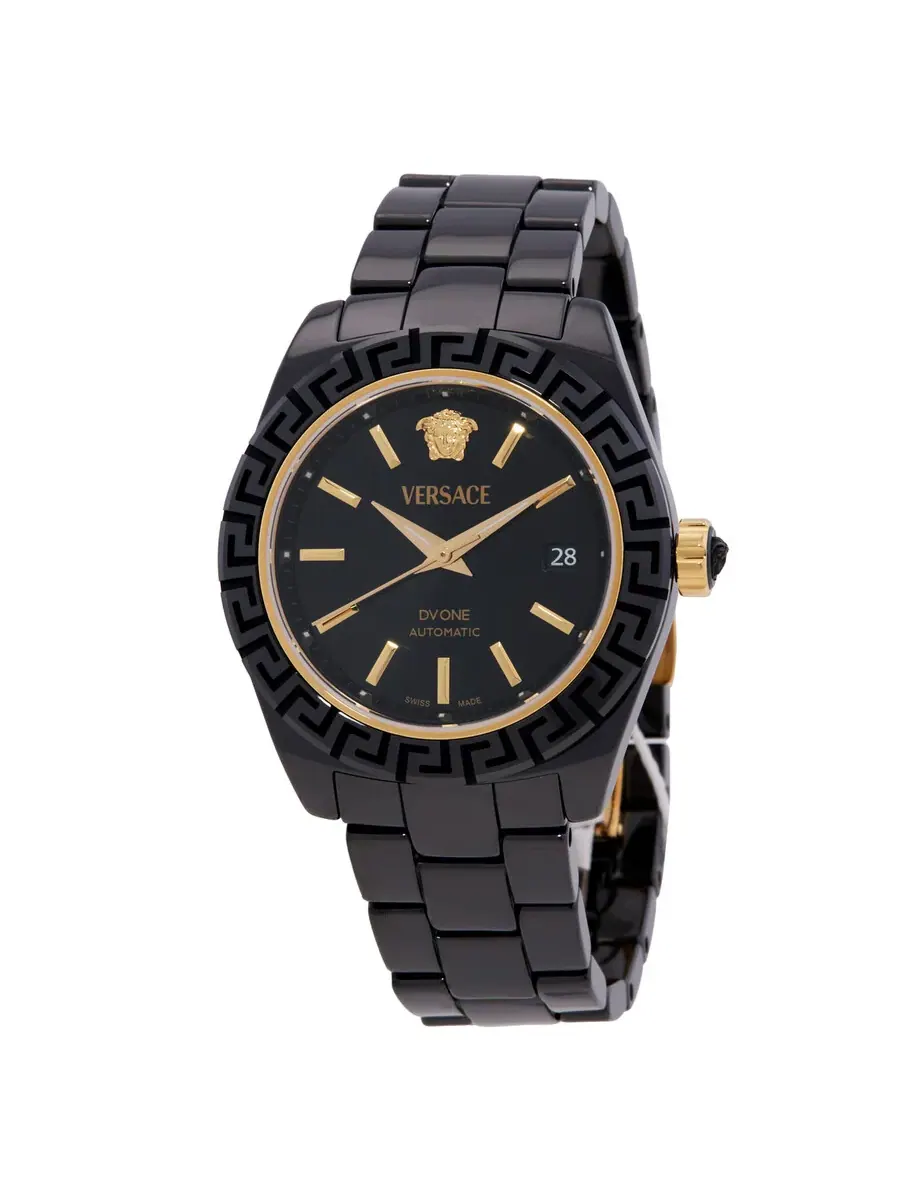 Часы Versace DV One Automatic с черным циферблатом VE6B00123