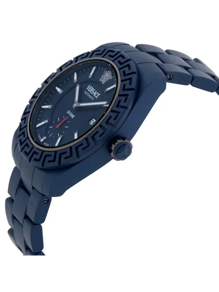 Мужские часы Versace DV One Automatic с синим циферблатом VE7K00223 — изображение 2 из 3, оттенок синий