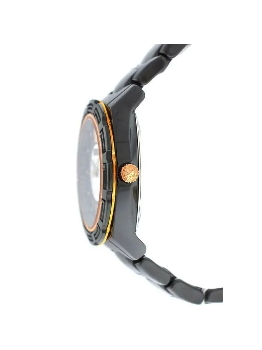 Женские кварцевые часы Versace DV One Glamour с черным циферблатом, модель 63QCP9D008 SC09 — изображение 2 из 7