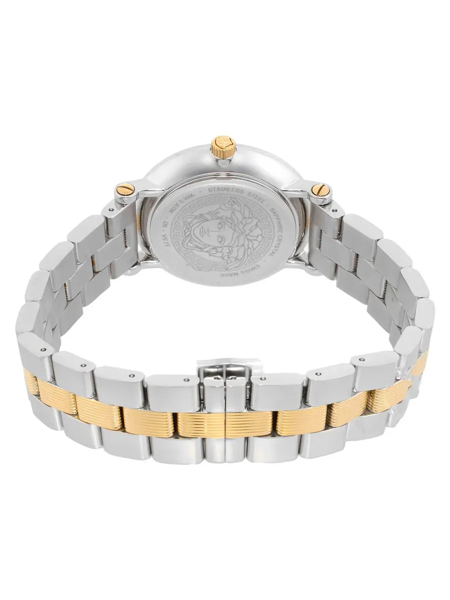 Женские часы Versace Greca Flourish с кварцевым механизмом и зеленым циферблатом VE7F00523 — изображение 3 из 3