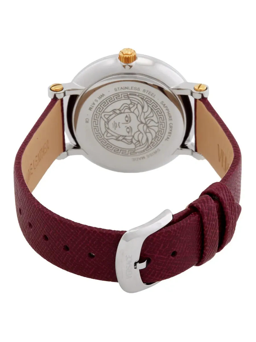 Женские часы Versace Greca Sphere с кварцевым механизмом, серебристым циферблатом VE9C00124 — изображение 3 из 3