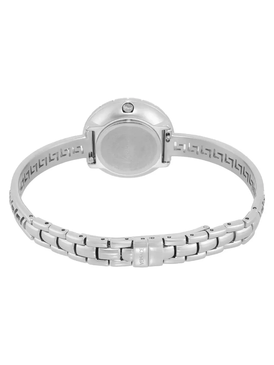 Женские часы Versace La Greca с кварцевым механизмом и серебристым циферблатом VE8C00324 — изображение 3 из 3