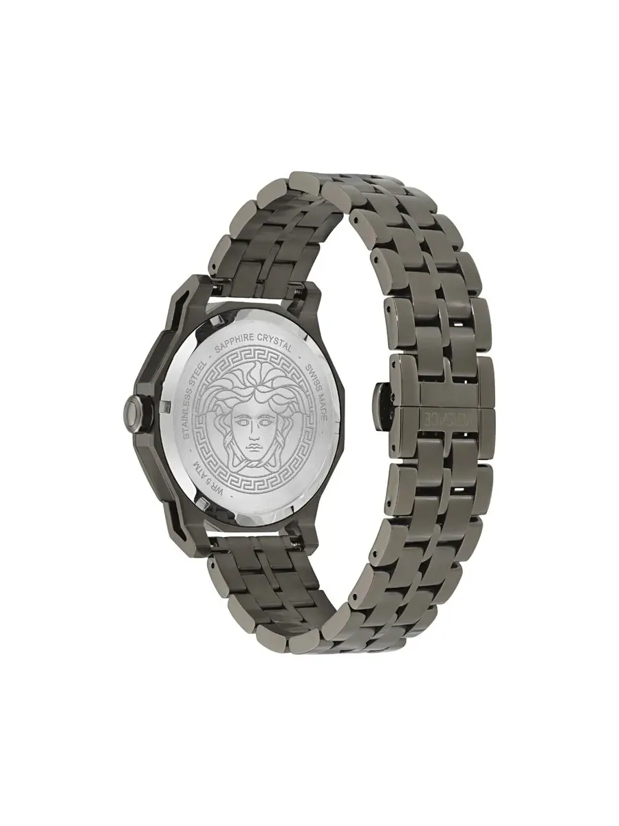 Мужские часы Versace Medusa Deco с кварцевым механизмом, серый циферблат VE9I00524 — изображение 2 из 2