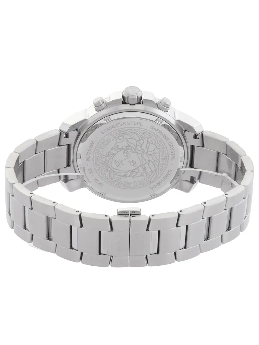 Мужские кварцевые часы Versace New Chrono Chronograph с зеленым циферблатом VE2E00821 — изображение 3 из 3