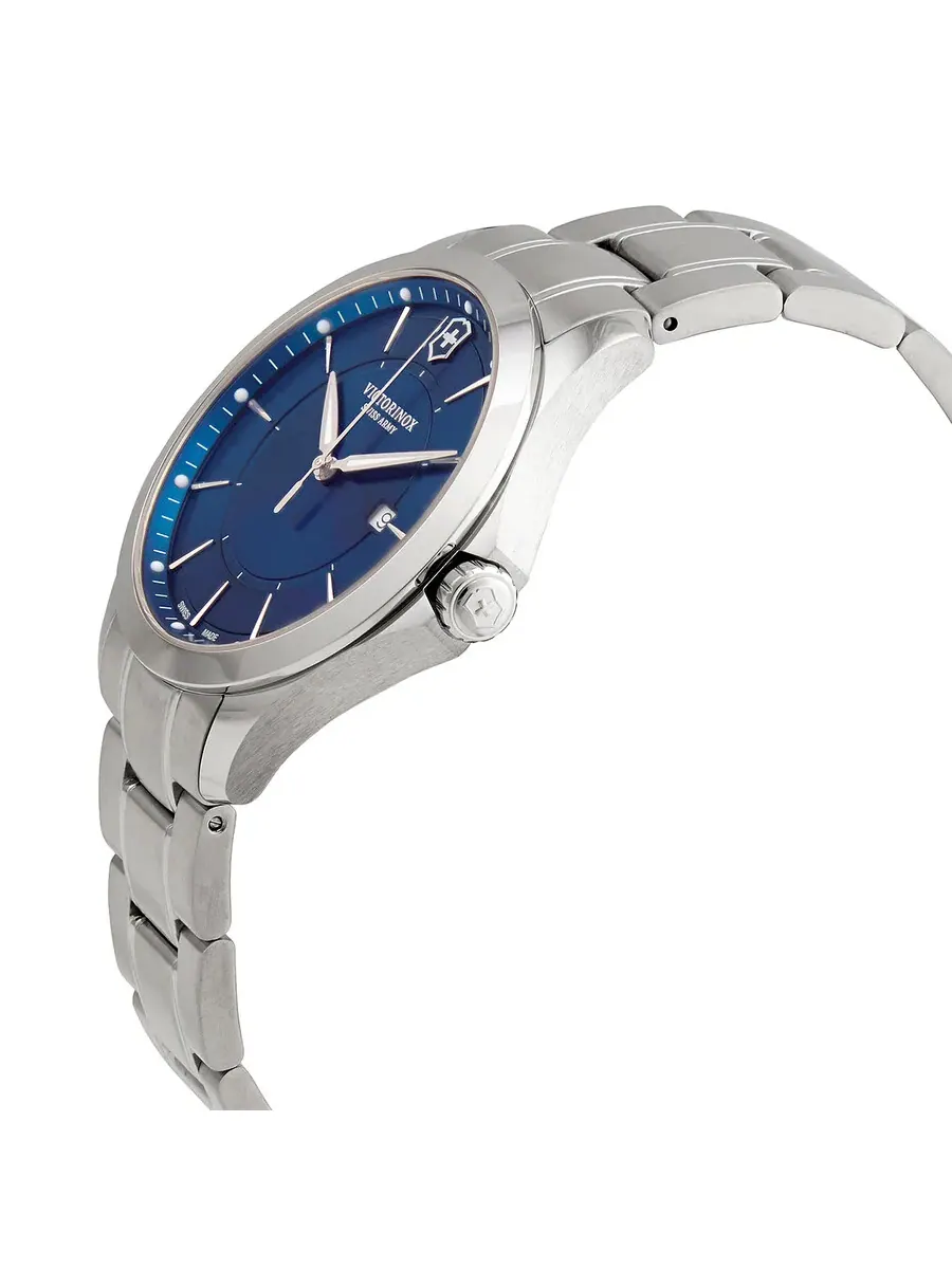 Мужские часы Victorinox Alliance Quartz с синим циферблатом 241910 — изображение 2 из 3, оттенок серебряный