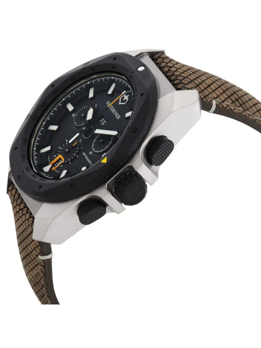 Мужские часы Victorinox I.N.O.X. Хронограф Кварцевые Черный циферблат 241988.1 — изображение 2 из 3