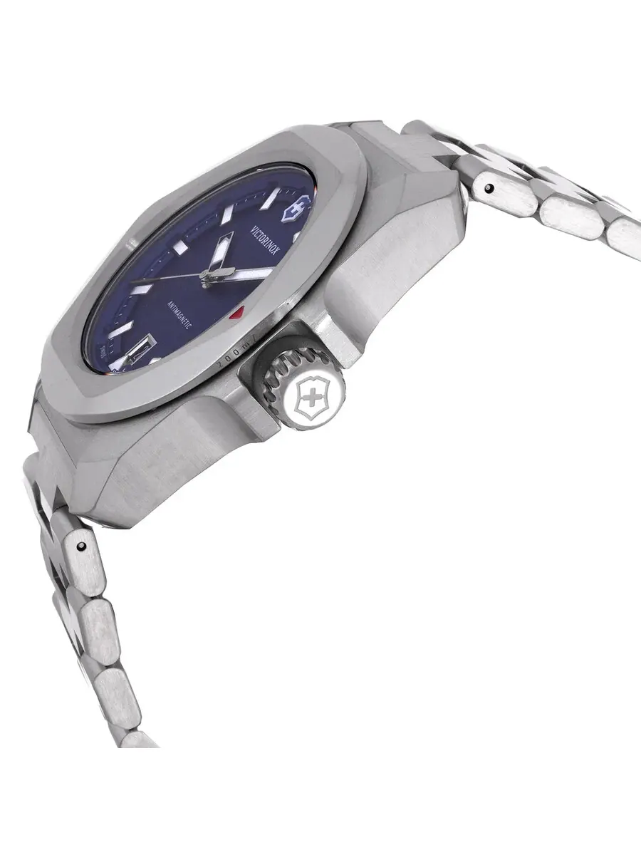 Мужские часы Victorinox I.N.O.X. Quartz с синим циферблатом 242031 — изображение 2 из 3, оттенок серебряный