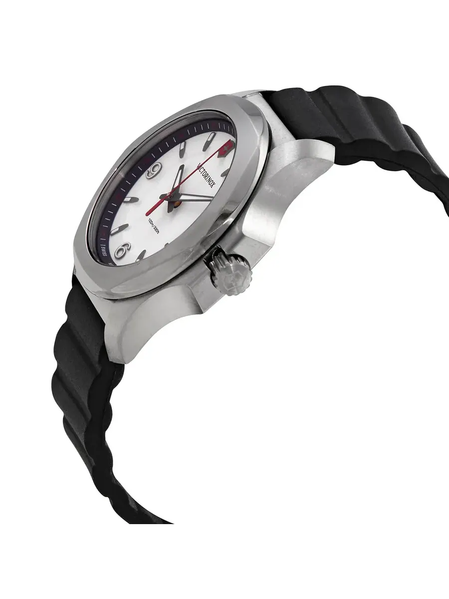 Женские часы Victorinox I.N.O.X. V кварцевые с белым циферблатом, модель 241919 — изображение 2 из 3, оттенок серебряный