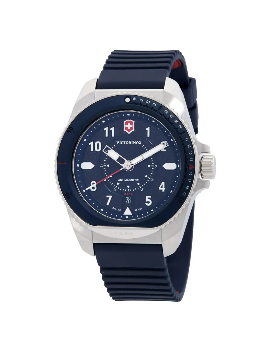 Мужские часы Victorinox Journey 1884 с кварцевым механизмом и синим циферблатом, модель 241975 — синий