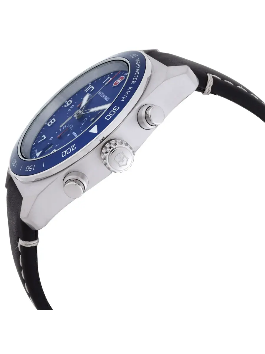 Мужские часы Victorinox Swiss Army Chronograph Quartz с синим циферблатом 242047 — изображение 2 из 3, оттенок синий