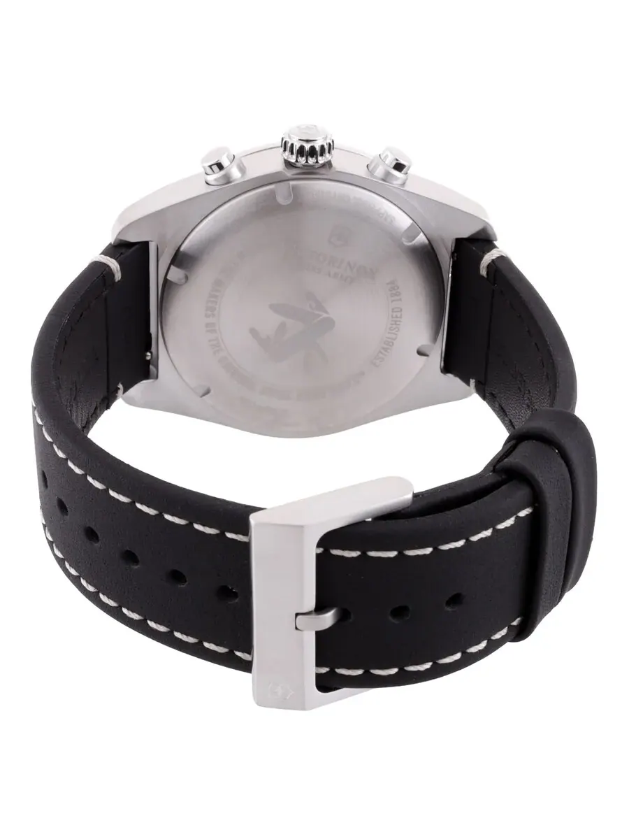 Мужские часы Victorinox Swiss Army Chronograph Quartz с синим циферблатом 242047 — изображение 3 из 3, оттенок синий