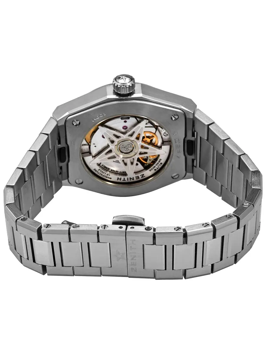 Женские часы Zenith DEFY Midnight Automatic с синим градиентным циферблатом и бриллиантами 03.9200.670/01.MI001