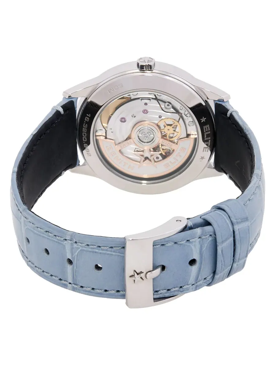 Женские часы Zenith Elite Automatic с бриллиантами 16.3200.692/01.C832 — изображение 3 из 3, оттенок серебряный