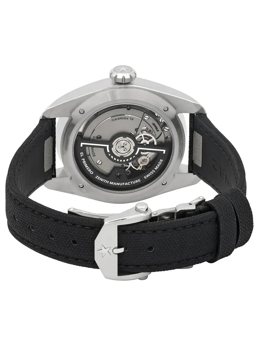 Мужские часы Zenith Pilot Automatic с черным циферблатом 03.4000.3620/21.I001 — изображение 3 из 4, оттенок серебряный