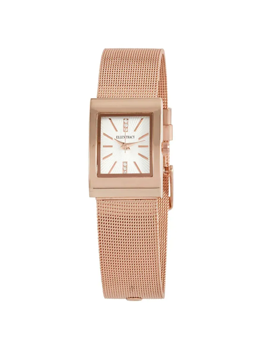 Женские часы Ellen Tracy Quartz ET5254RG — золотистый