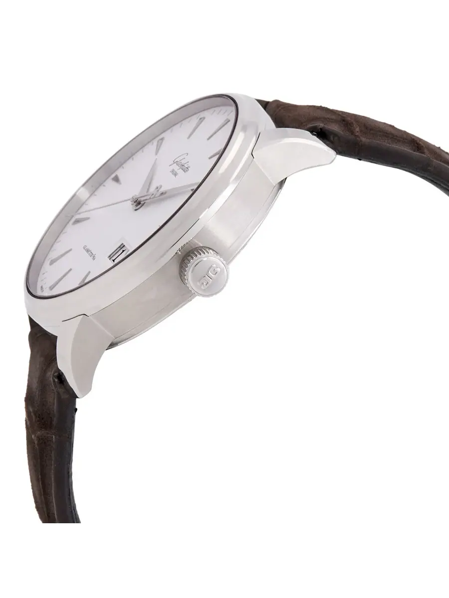 Мужские автоматические часы Glashutte Original Senator Excellence Panorama Date с серебристым — изображение 2 из 3