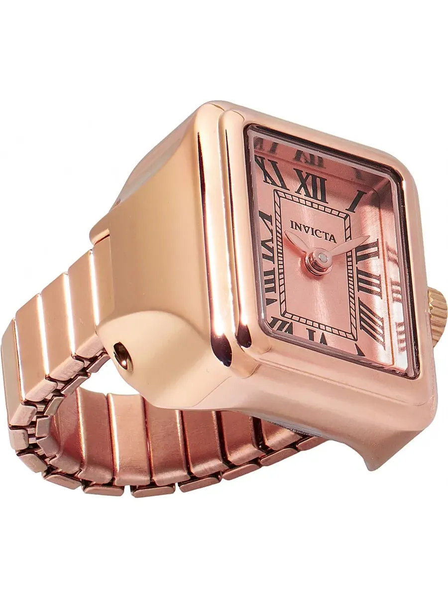 Женские часы Invicta Mini Ring Angel Quartz с розовым золотым циферблатом 49896 — изображение 2 из 2