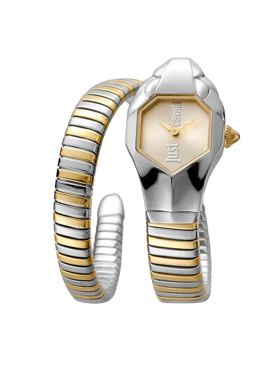 Женские часы Just Cavalli Glam Chic Septagon JC1L001M0035 — золотистый