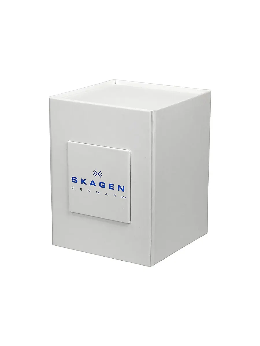 Женские часы Skagen Anita с серебристым циферблатом и розовым золотым покрытием SKW2151 — изображение 4 из 4