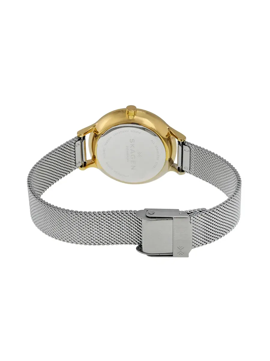 Женские часы Skagen Anita с серебристым циферблатом SKW2340 — изображение 3 из 3, оттенок золотистый