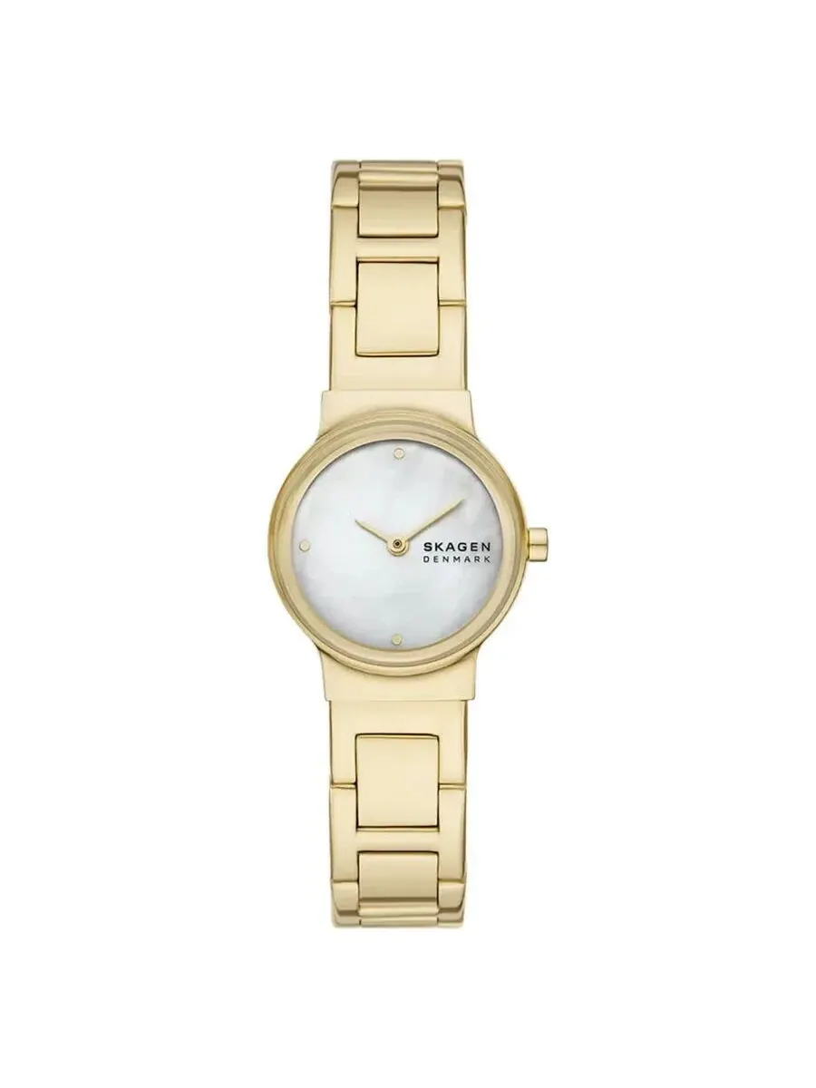 Skagen Freja Lille Кварцевые женские часы с белым циферблатом SKW3167 — золотистый