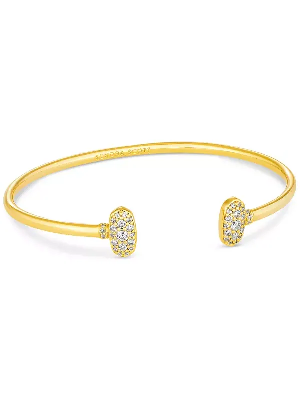 Браслет-Манжета Grayson с золотистым кристаллом Kendra Scott — золотистый