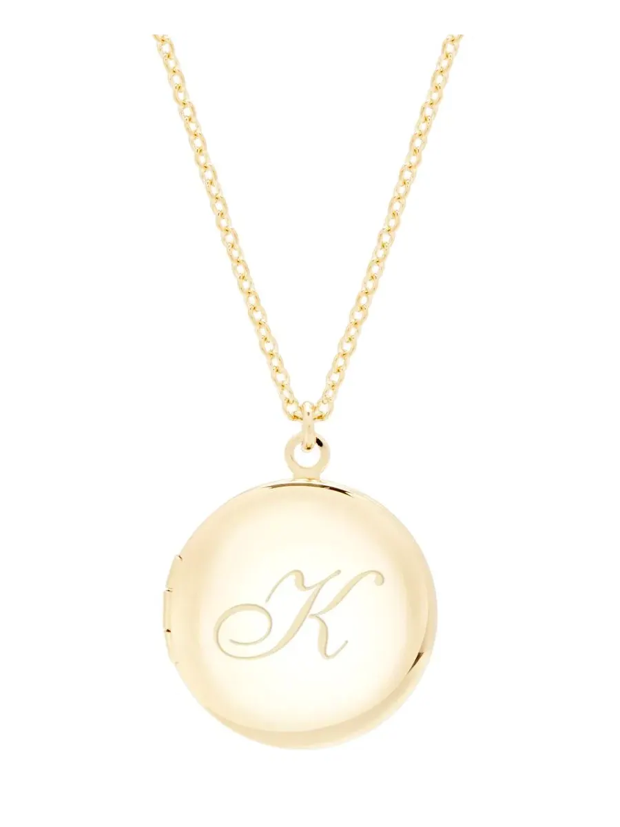 Подвеска-локет с инициалом Isla, 14K золото brook & york — изображение 11 из 19, оттенок золотистый