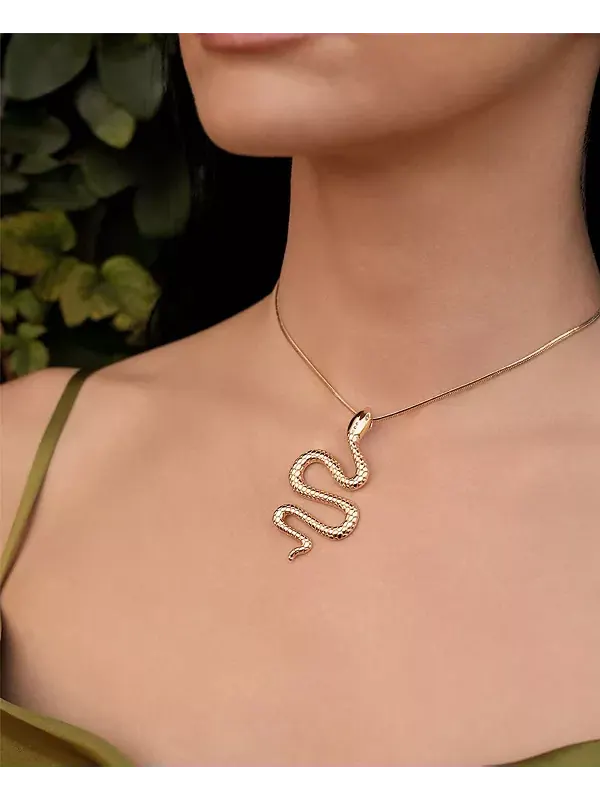 Колье-Чокер с подвеской Serpentina Ettika — изображение 3 из 4, оттенок золото