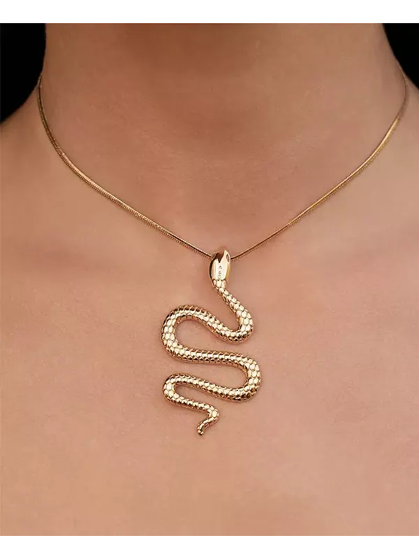 Колье-Чокер с подвеской Serpentina Ettika — изображение 4 из 4, оттенок золото