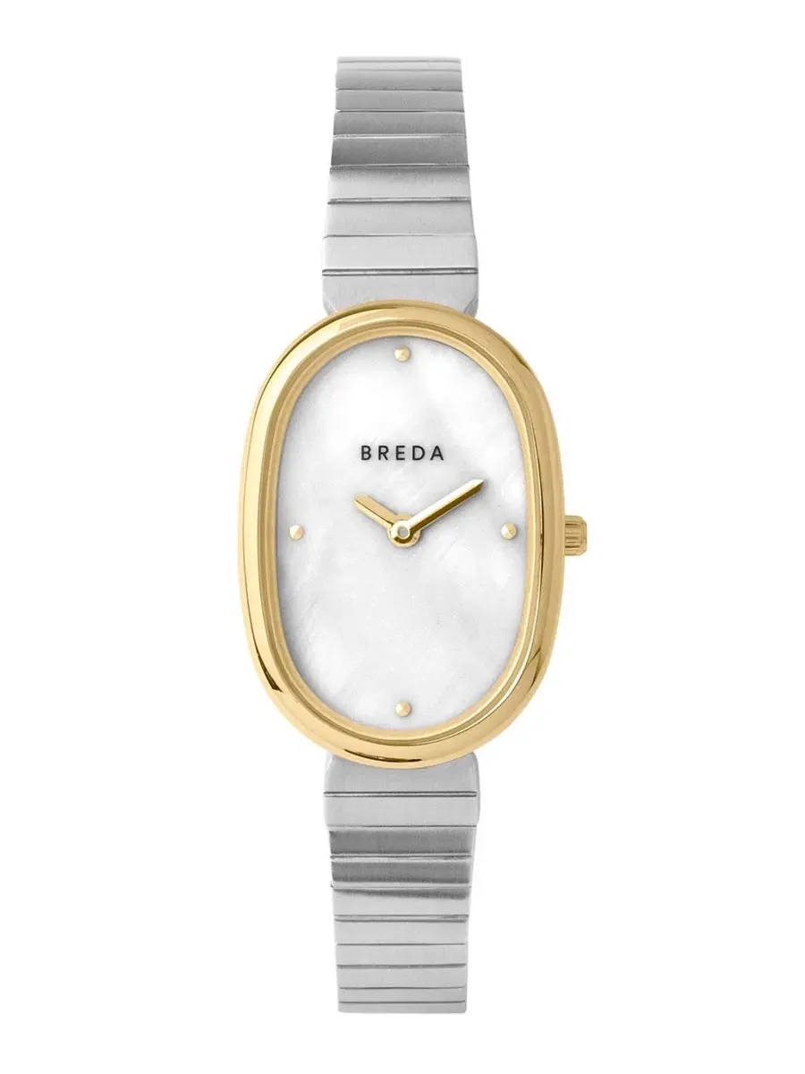 Женские часы Jane Gold Stainless Steel Bracelet Watch, 23 мм BREDA — серебристый