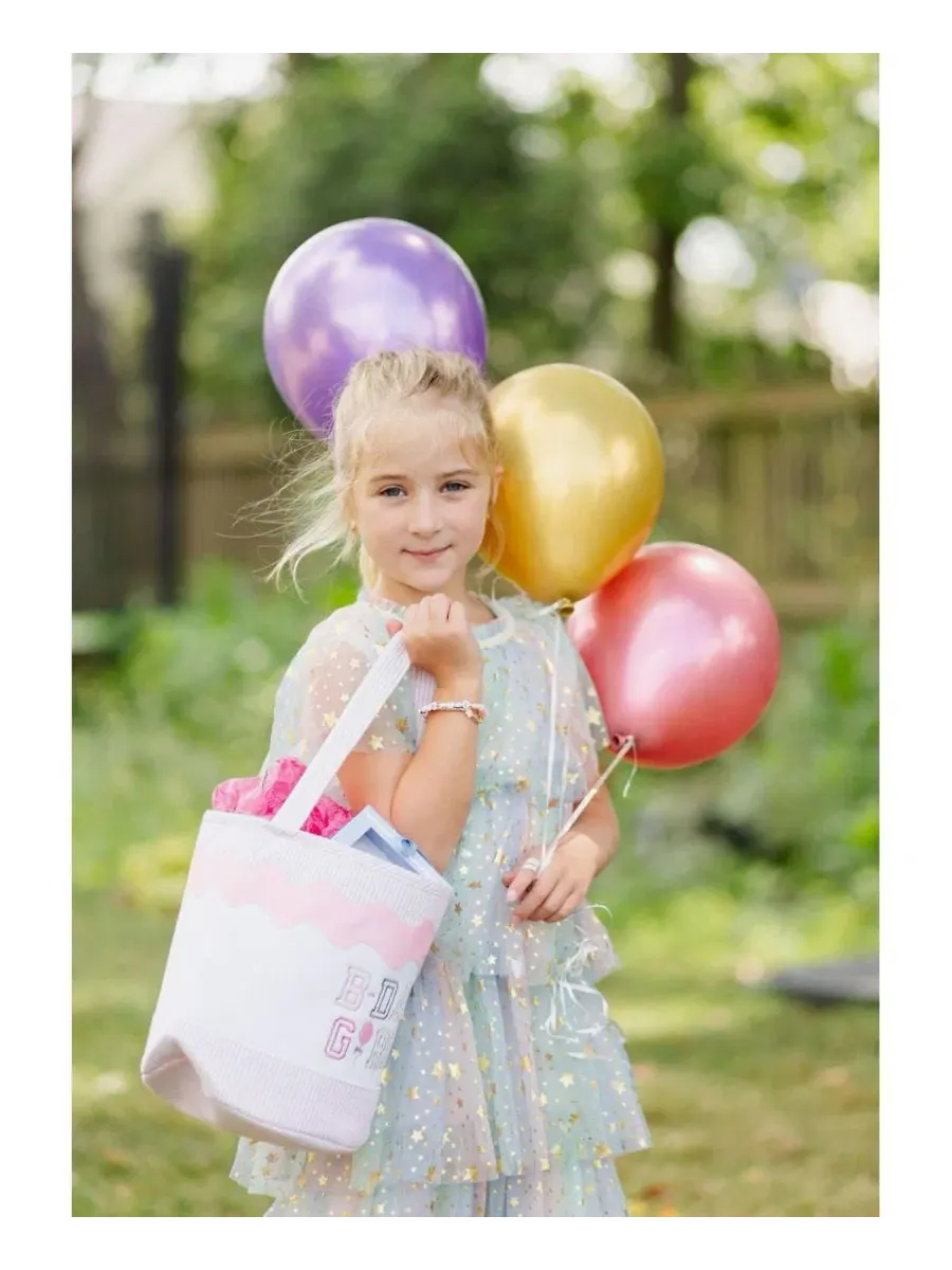 Подарочный набор браслетов с принтом Birthday Girl Bits & Bows — изображение 4 из 4, оттенок розовый/белый/золотистый