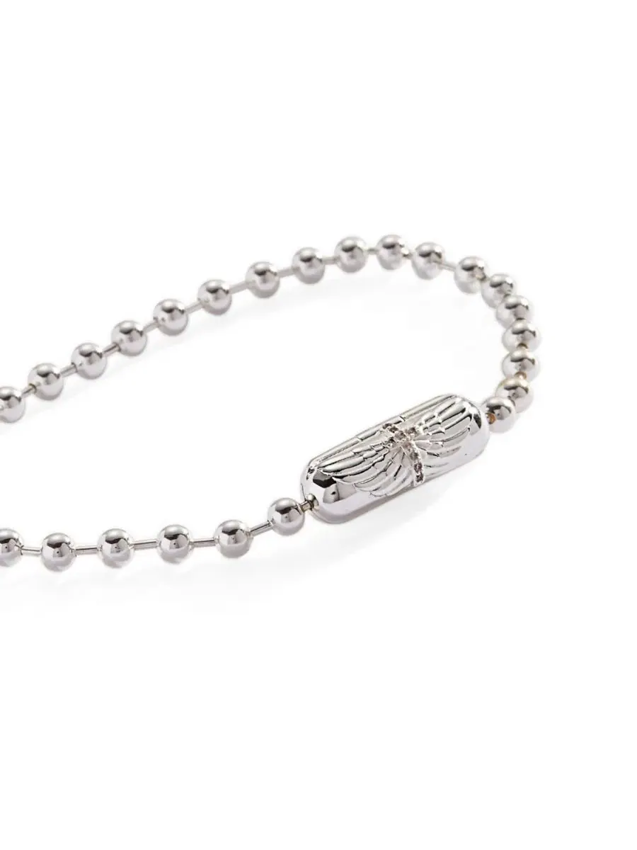 Браслет-цепочка с крестом и крыльями Alex and Ani — мульти