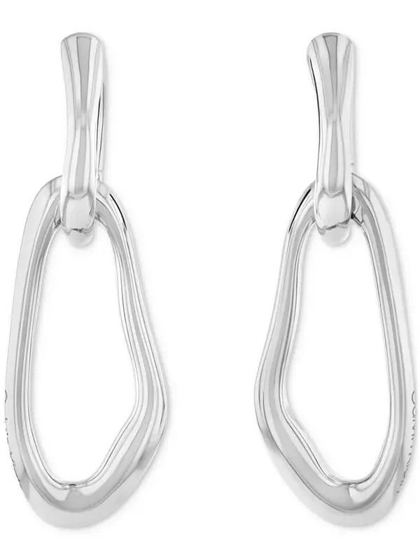 Серьги-Подвески с серебряными подвесками и подвесками Calvin Klein