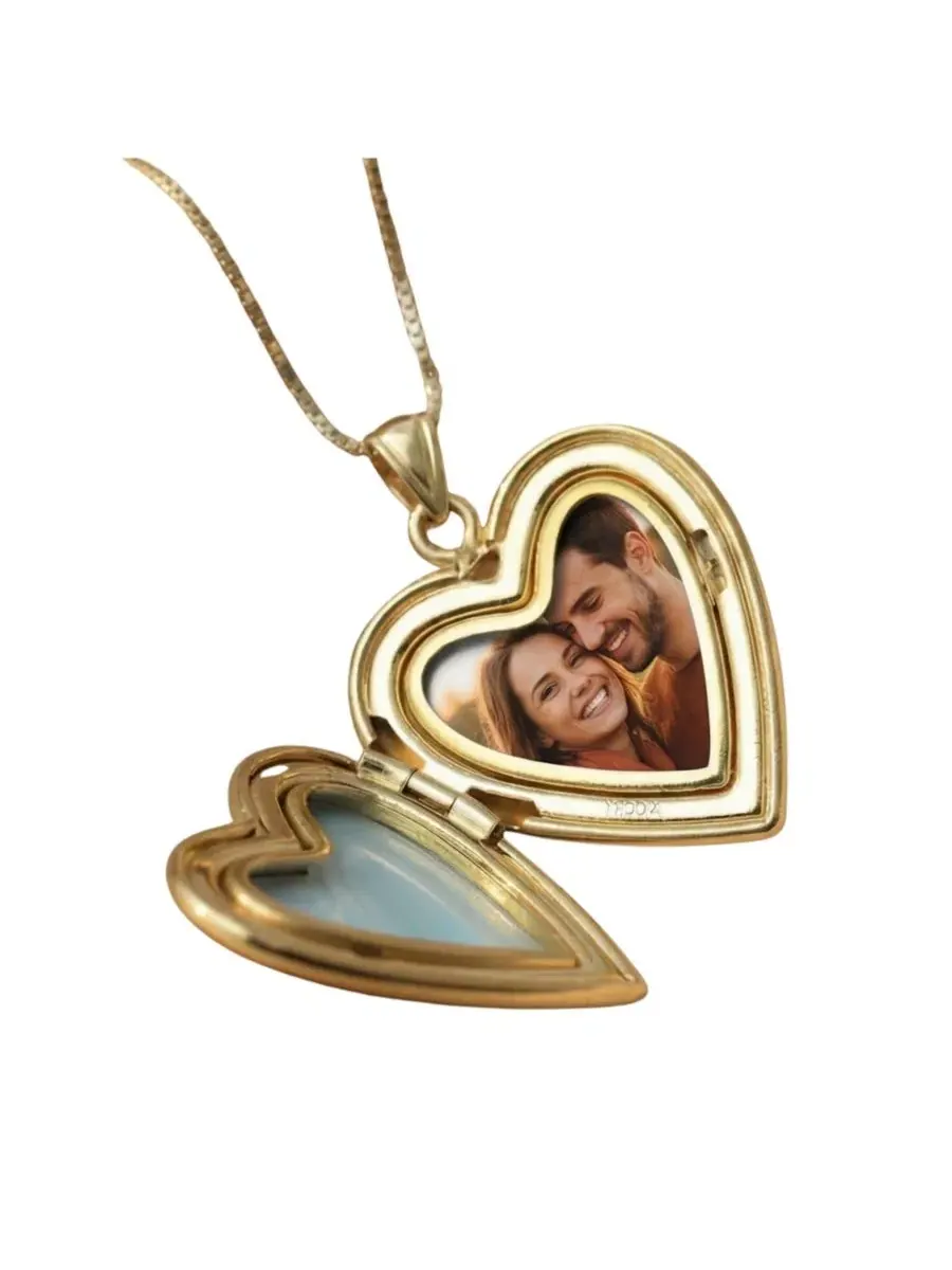Кулон-медальон с фото и гравировкой Мама, бренд The M Jewelers — изображение 3 из 10, оттенок золото
