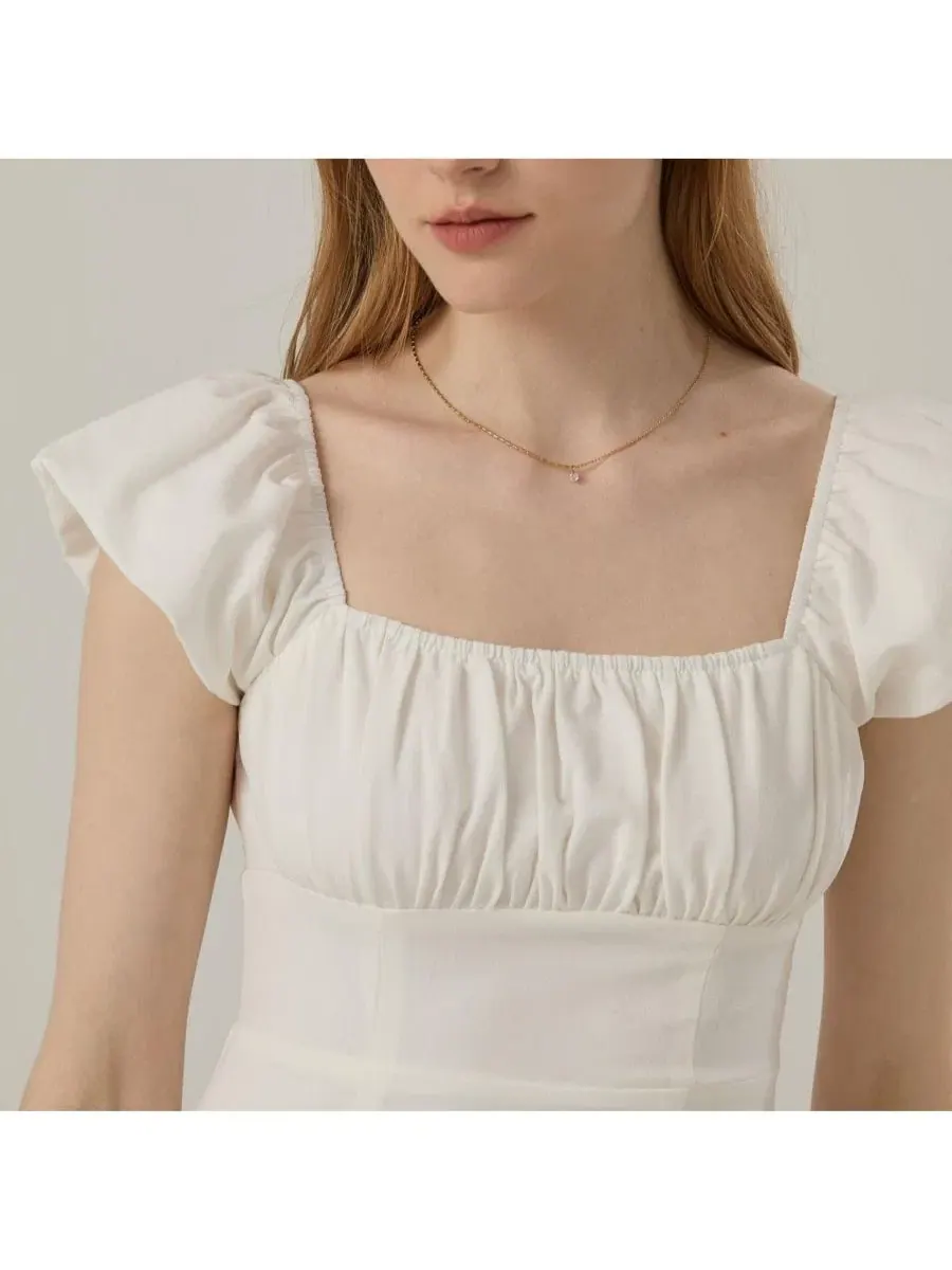 Ожерелье с асимметричным подвеской из циркония Heidi Chain Necklace Joey Baby — изображение 3 из 10, оттенок золото